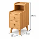 Mini Cabeceira Multiuso 2 Gavetas — imagem 3