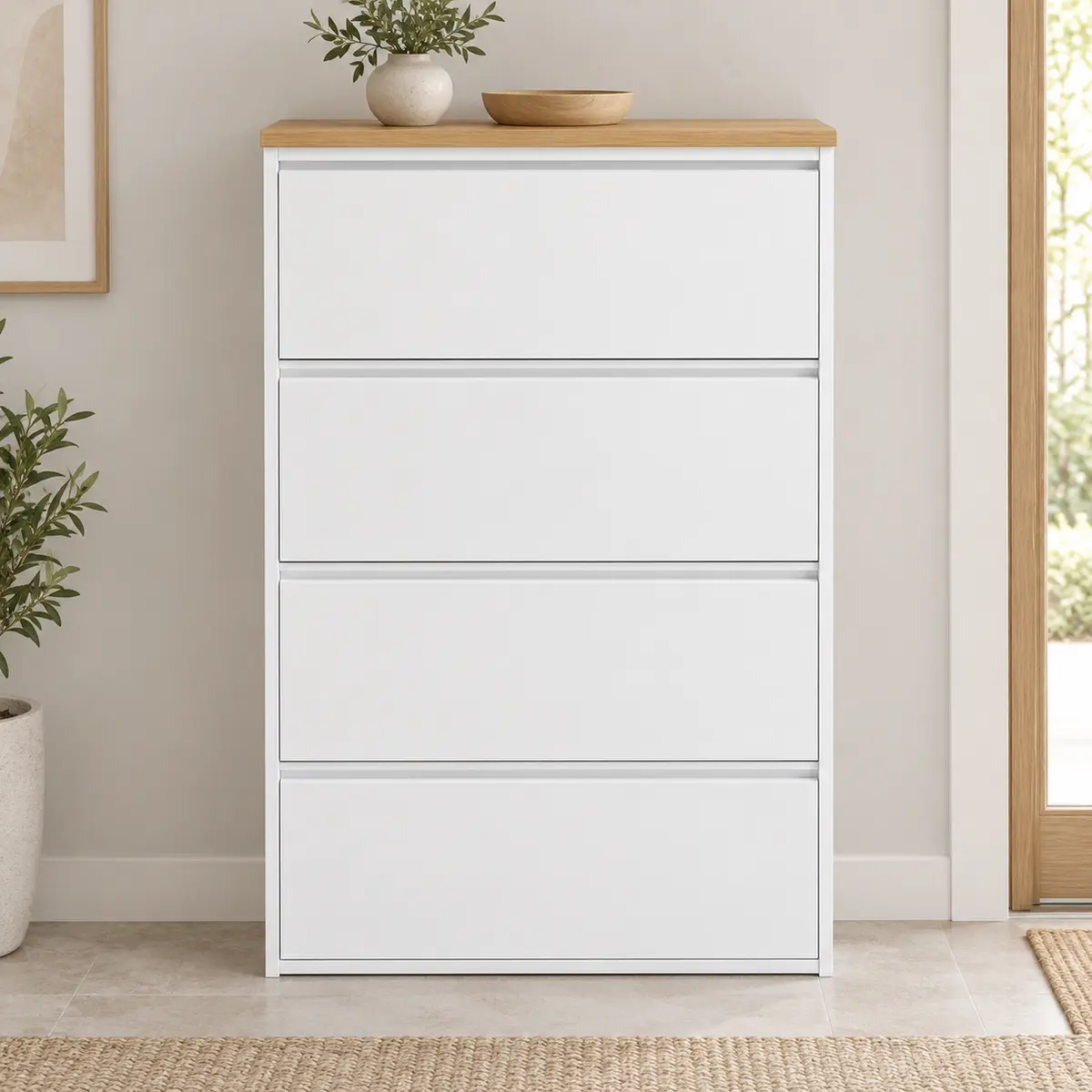Organizador de Calçados Basculante 4 Gavetas — Modelo único